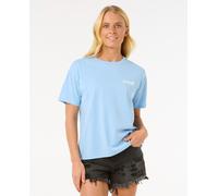 Rip Curl Ocean Tech Womens Relaxed Tee - Mid Blue