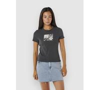 Rip Curl Oceanic Fitted T-Shirt washed black XXS