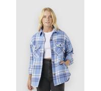 Rip Curl Oceanic Flannel Long Sleeve Shirt Blue XS Woman
