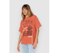 Rip Curl Oceanic Heritage Short Sleeve T-shirt Orange M Woman