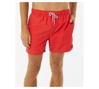 Rip Curl Offset Volley Elasticated Boardshorts in Red