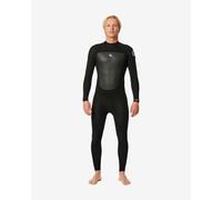 Rip Curl Omega 4/3 Mm Gb Steamer Long Sleeve Back Zip Neoprene Suit Black S Men