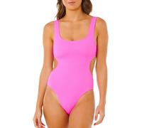 Rip Curl - Openwork one-piece swimming costume - RC X SC Swimsuit Super Pink for Women Pink one size