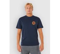 Rip Curl Pacific Rinse Circle Short Sleeve T-shirt Blue S Men