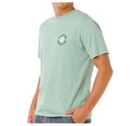 Rip Curl Pacific Rinse Circle Short Sleeve T-shirt Green M Man