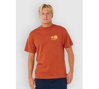 Rip Curl Pacific Rinse Glass Off T-Shirt baked clay M