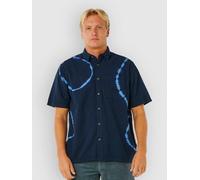 Rip Curl Pacific Rinse Short Sleeve Shirt Blue S Men