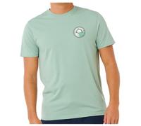 Rip Curl Pacific Rinse Stacked Short Sleeve T-shirt Green L Men