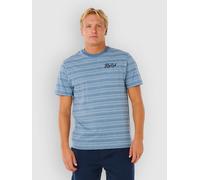 Rip Curl Pacific Rinse Stripe Short Sleeve T-shirt Blue XL Man