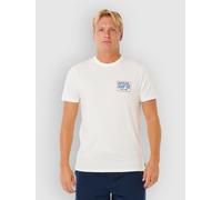 Rip Curl Pacific Rinse Sunrise Short Sleeve T-shirt White S Men