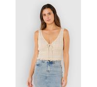Rip Curl Paradise Check Tank Top off white M