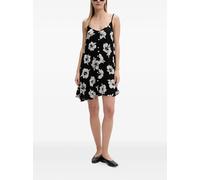 Rip Curl Party Pack floral-print button-front mini dress - Black XS