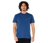 Rip Curl Plain Pocket Short Sleeve T-shirt Blue XS Men