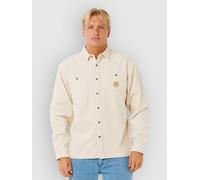 Rip Curl Premium Surf Cord Long Sleeve Shirt Beige S Men
