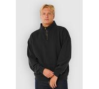 Rip Curl Premium Surf Qtr Crew Half Zip Sweatshirt Black S Men