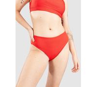 Rip Curl Premium Surf Retro High Good Bikini Bottom hibiscus red L
