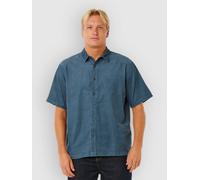 Rip Curl Premium Surf Short Sleeve Shirt Blue S Man