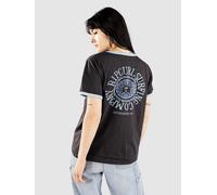 Rip Curl San Carlos Ringer T-Shirt washed black XS