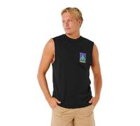 RIP CURL Search Dawn Muscle Sleeveless T-Shirt S Black
