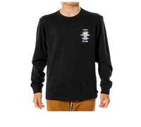 Rip Curl Search Essential L/s Tee Long Sleeve T-Shirt X Large Black