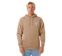 Ripcurl Men's Rip Curl Mens Search Icon Fleece Pullover Hoodie - Brown - Size: 40