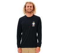 Rip Curl Search Icon Long Sleeve T-shirt Black S Men