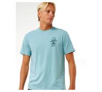 Rip Curl Search Icon Short Sleeve T-Shirt Dusty Blue men