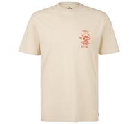 Rip Curl Search Icon Short Sleeve T-shirt Beige S Men