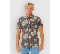 Rip Curl Sessions Aerotech Short Sleeve Shirt Grey M Man