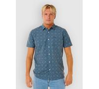 Rip Curl Sessions Aerotech Short Sleeve Shirt Blue XL Men