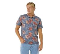 Rip Curl Sessions Aerotech Short Sleeve Polo Blue XL Man