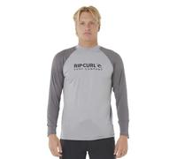 Rip Curl Shock Long Sleeve Rash Guard Grey S Men