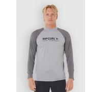 Rip Curl Shock Long Sleeve Rash Guard Grey M Men