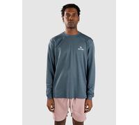 Rip Curl Stack Long Sleeve Rash Guard Blue L Men
