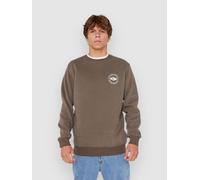Rip Curl Staple Crew Sweatshirt Brown S Man