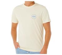 Rip Curl Staple Short Sleeve T-shirt Beige M Man