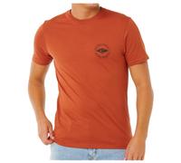 Rip Curl Men's Graphic Short Sleeve Crew Neck T-Shirt, Standard Fit, Baked Clay Staple, XXL