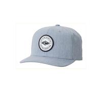 Rip Curl Stapler Snapback Curved Peak Cap Grey Heather men