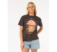 Rip Curl Sun and Sea Womens Relaxed Tee - Washed Black