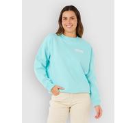 Rip Curl Surf Puff Inspired Crew Sweatshirt Blue 2XS Woman