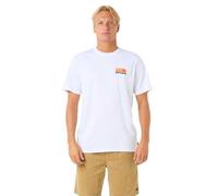 RIP CURL Surf Revival Stacked Short Sleeve T-Shirt M White