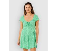 Rip Curl Surf Side Short Sleeve Short Dress Green S Woman