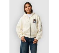 Rip Curl Surf The World Zip Thru Zip Hoodie bone M