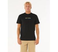 Rip Curl T-shirt Short Sleeved Mens Black Surf Big Mumma Icon