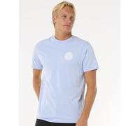 Rip Curl T-shirt Short Sleeved Mens Ice Blue Wettie Icon