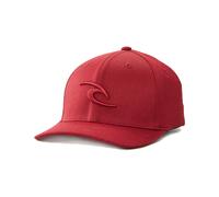 Rip Curl 6 Panel Flexfit Curve Cap ~ Tepan Flexfit burgundy