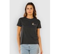Rip Curl Tide Line Standard Short Sleeve T-shirt Black XS Woman