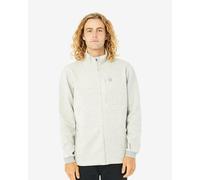 Rip Curl VaporCool Full Zip Thru Sweatshirt Light Grey - L