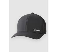 Rip Curl Mens Vaporcool Phaser Flex Fit Curved Peak Baseball Cap - Black