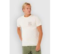 Rip Curl Vaporcool Search 3 Stacks Short Sleeve T-shirt White M Men